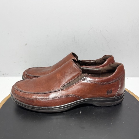 Born Loafers Men 11 Slip On M6455 Moc Toe Brown Leather Business Casual Classic main image 4